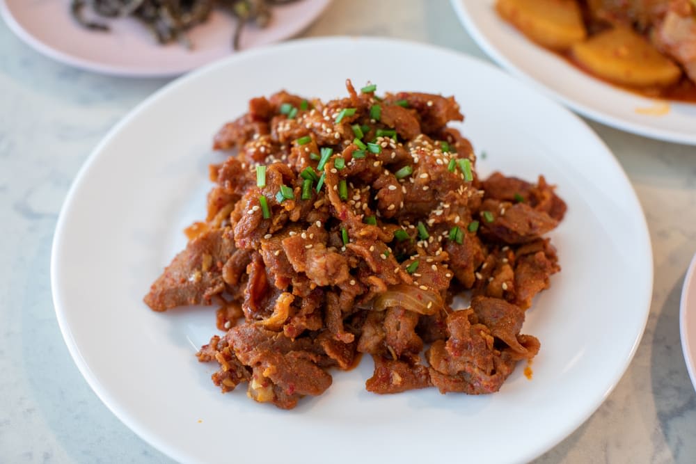 Pork Bulgogi (marinated pork) Set Meal