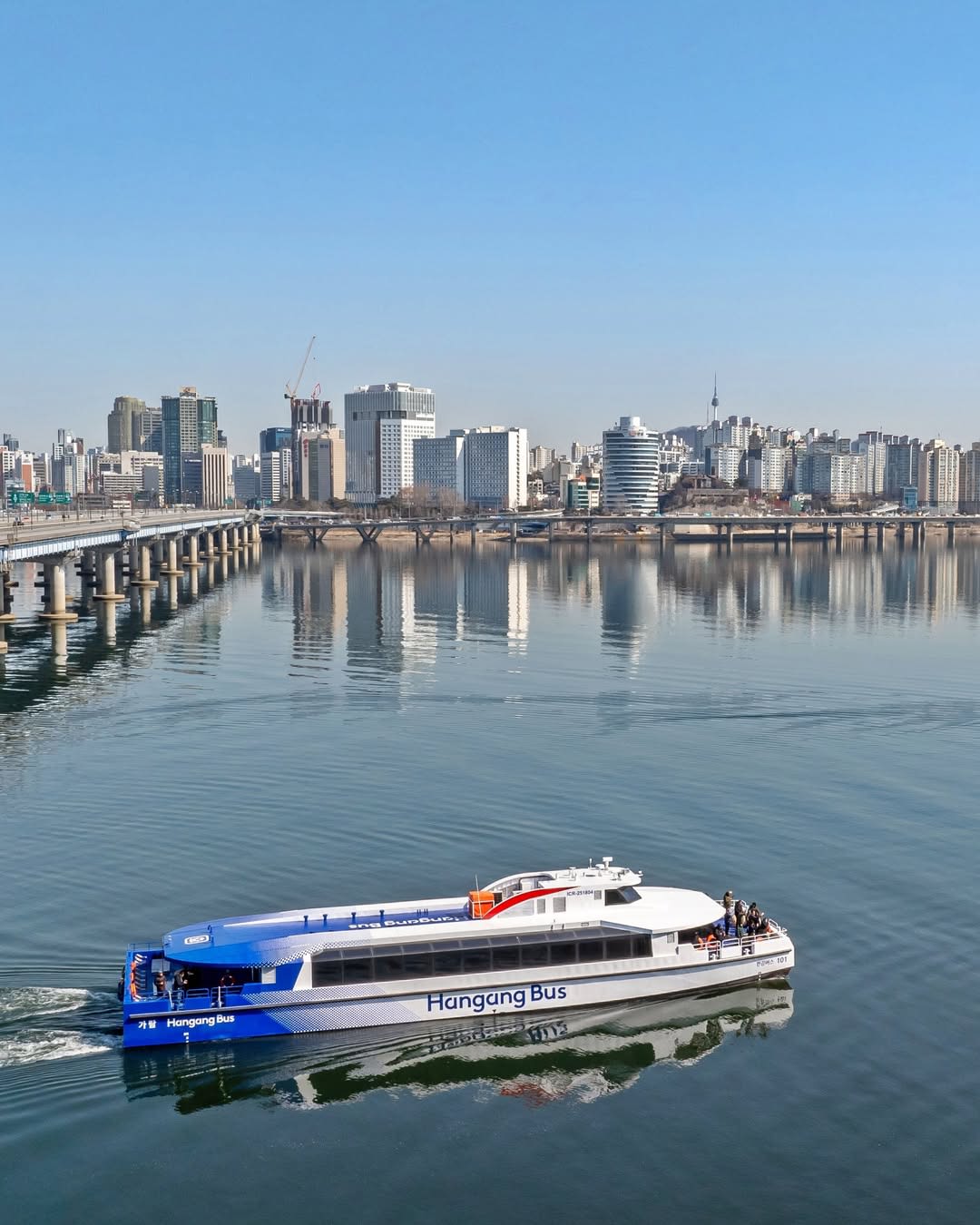 漢江バス 体験運航中！🛳️