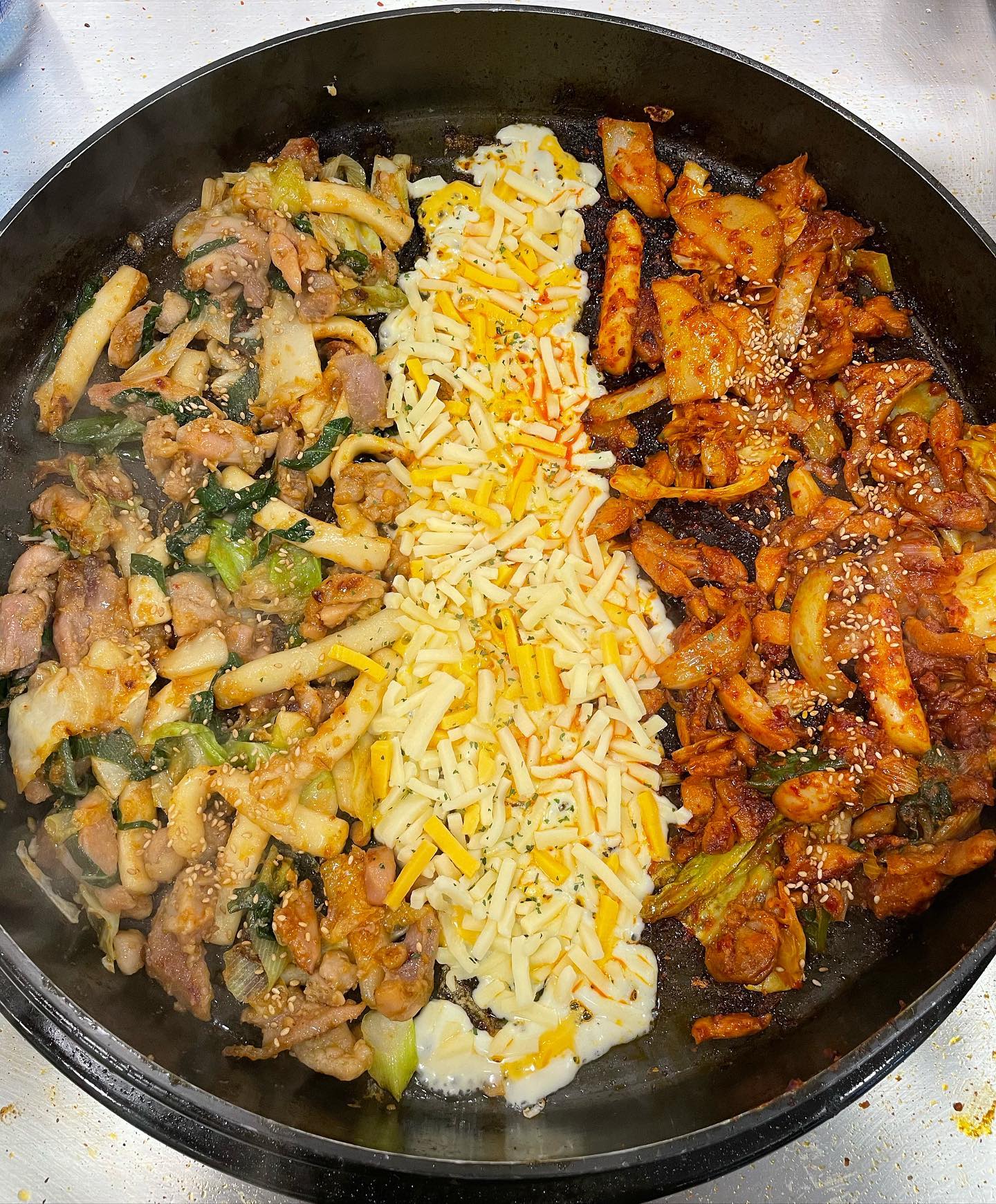 Half-half Dakgalbi