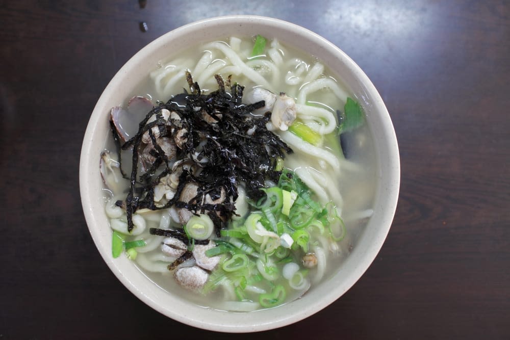 보말 칼국수
