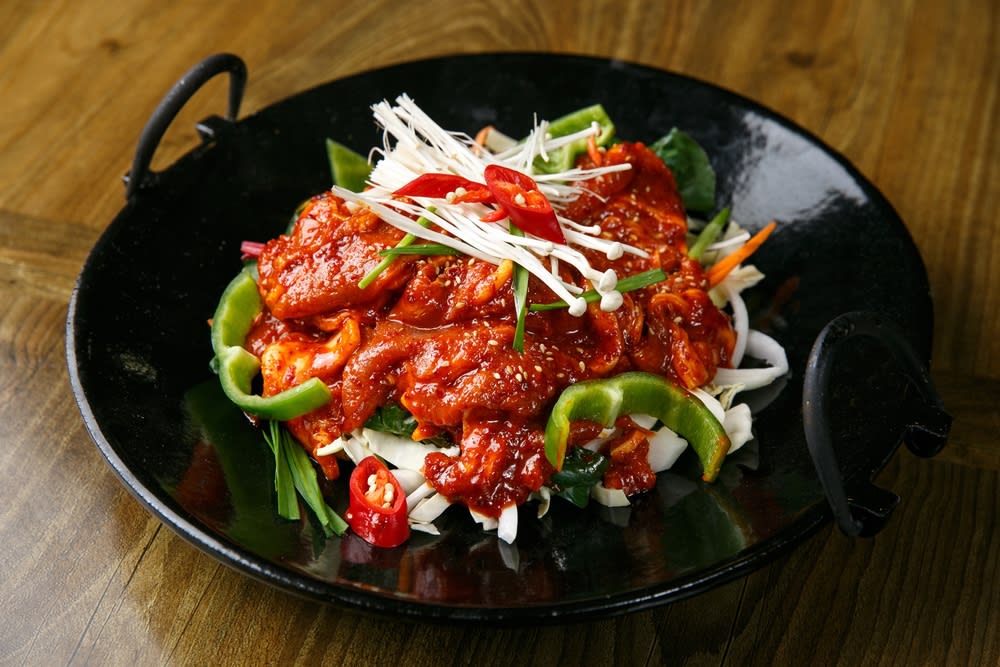 Black Pork Jumulleok (spicy stir-fried marinated meat)