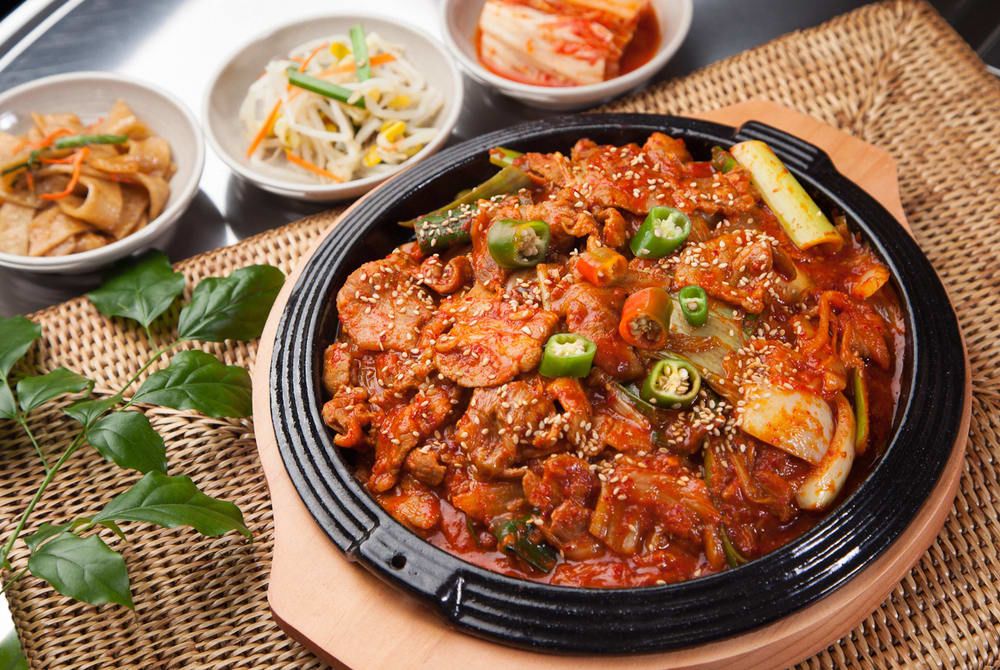 Pork Bulgogi (marinated beef) Set Meal