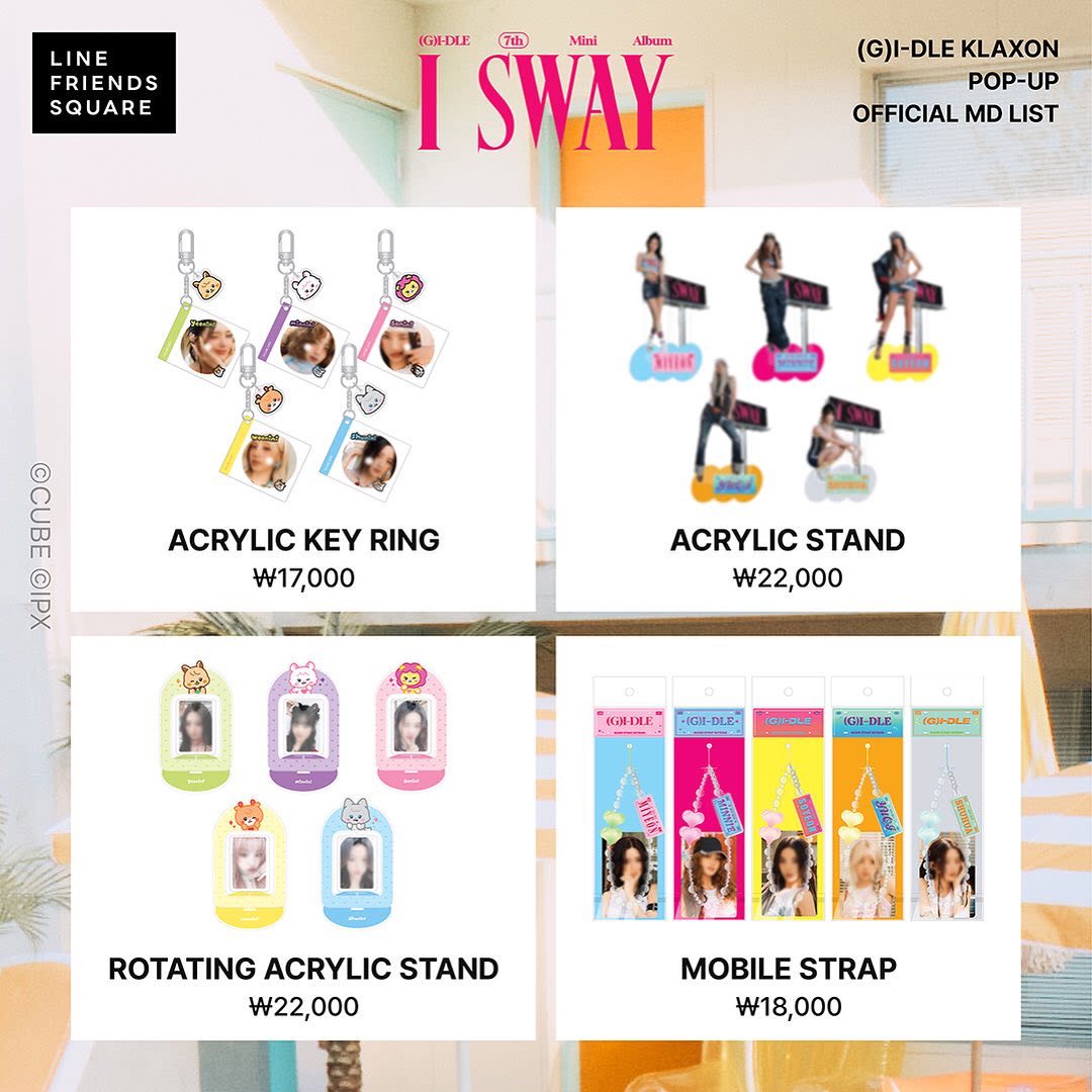 G)I-DLE「I SWAY」発売記念POP-UP in LINE FRIENDS 江南 | NOL World