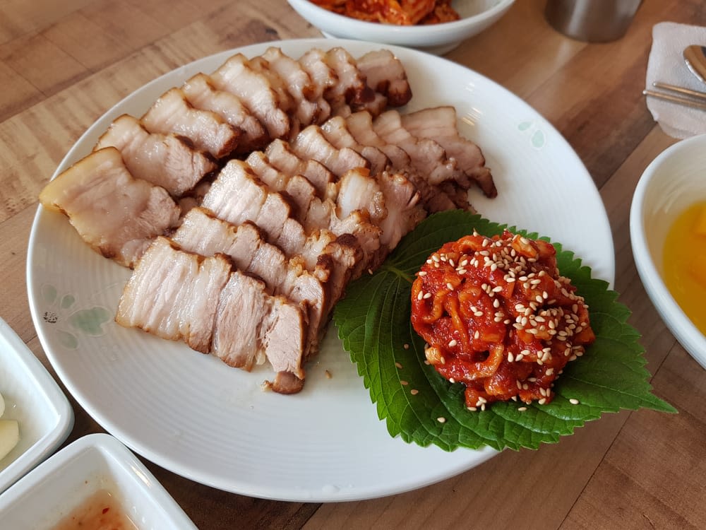 Bossam (boiled pork) Set Meal