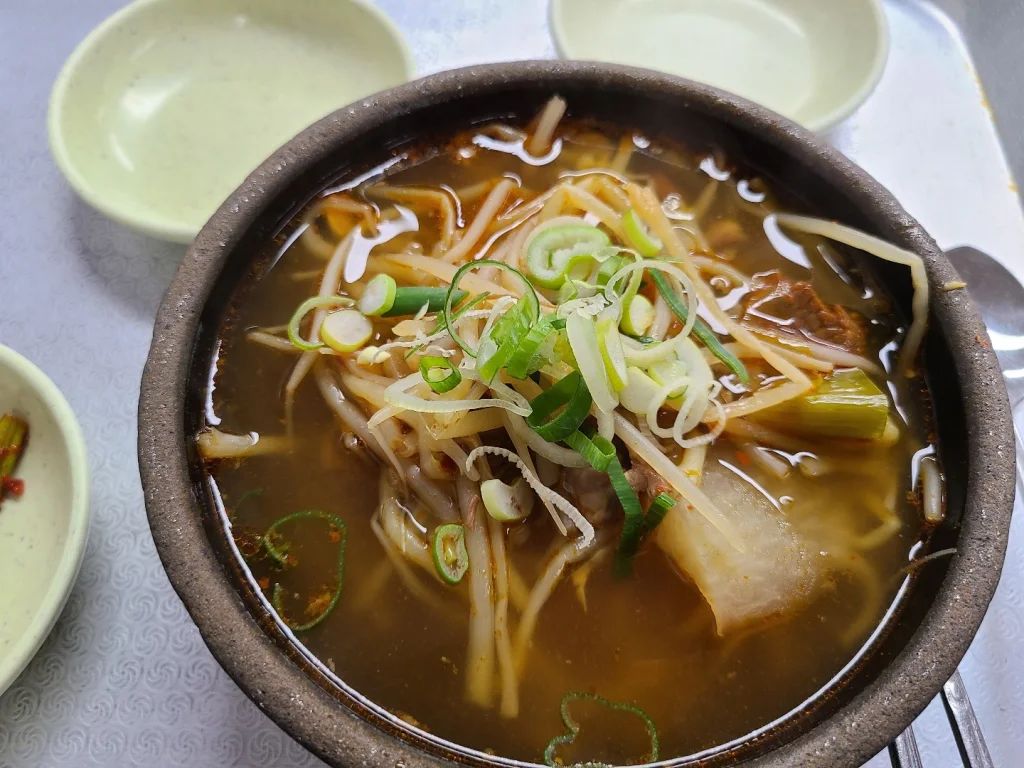 Beef Gukbap (hot soup with rice)