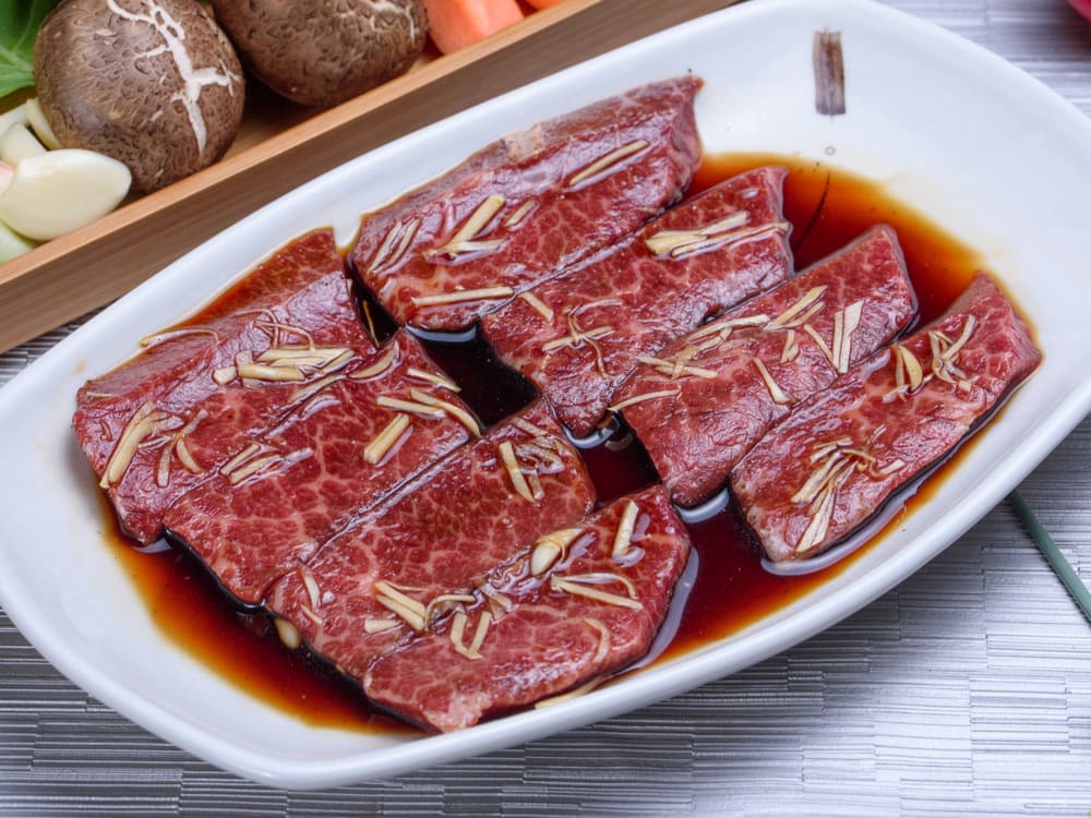 Marinated bone rib