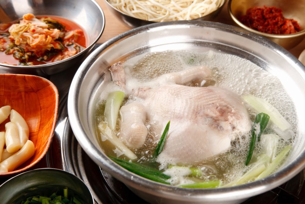 Dak Hanmari (whole chicken soup)