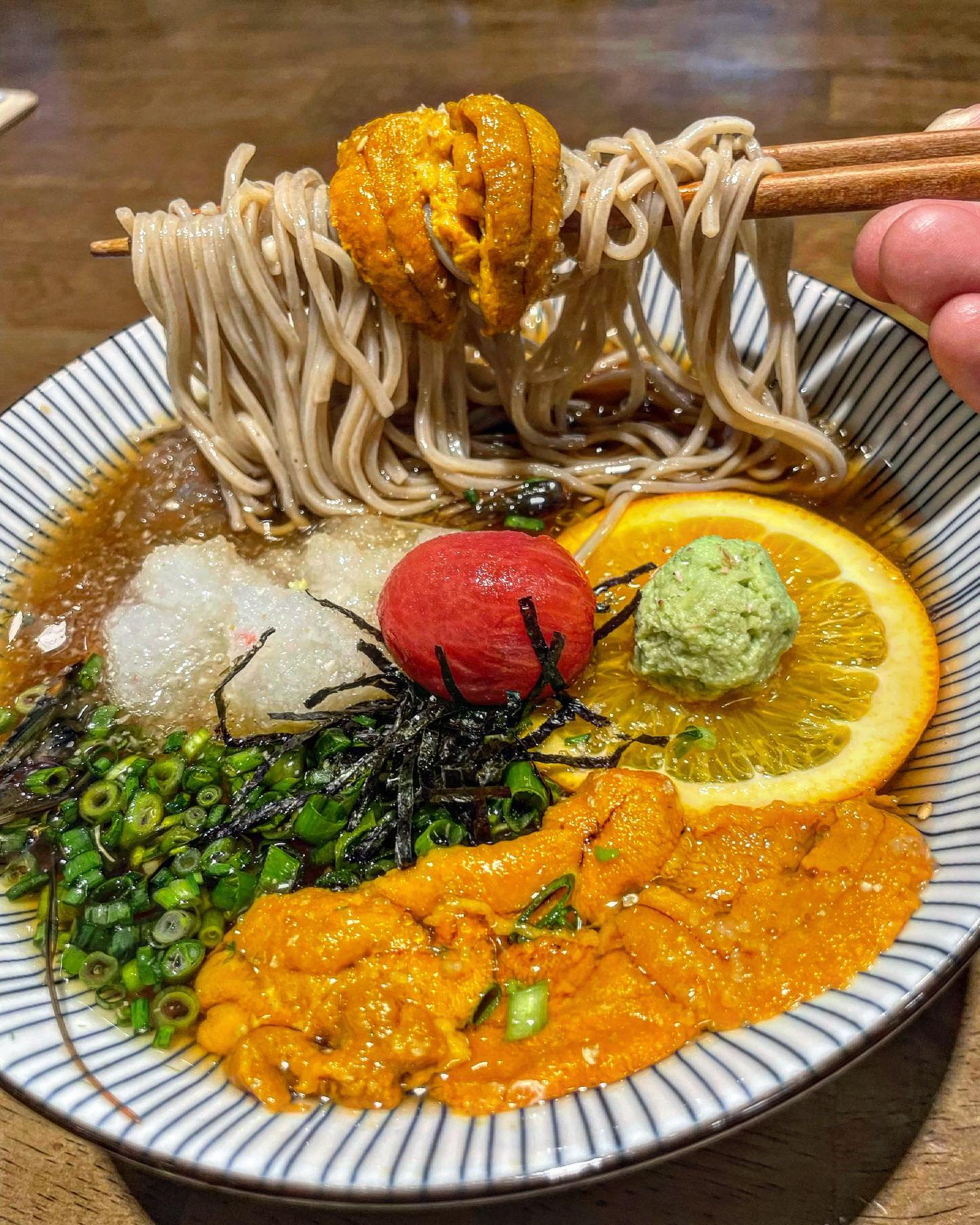 Uni cold soba