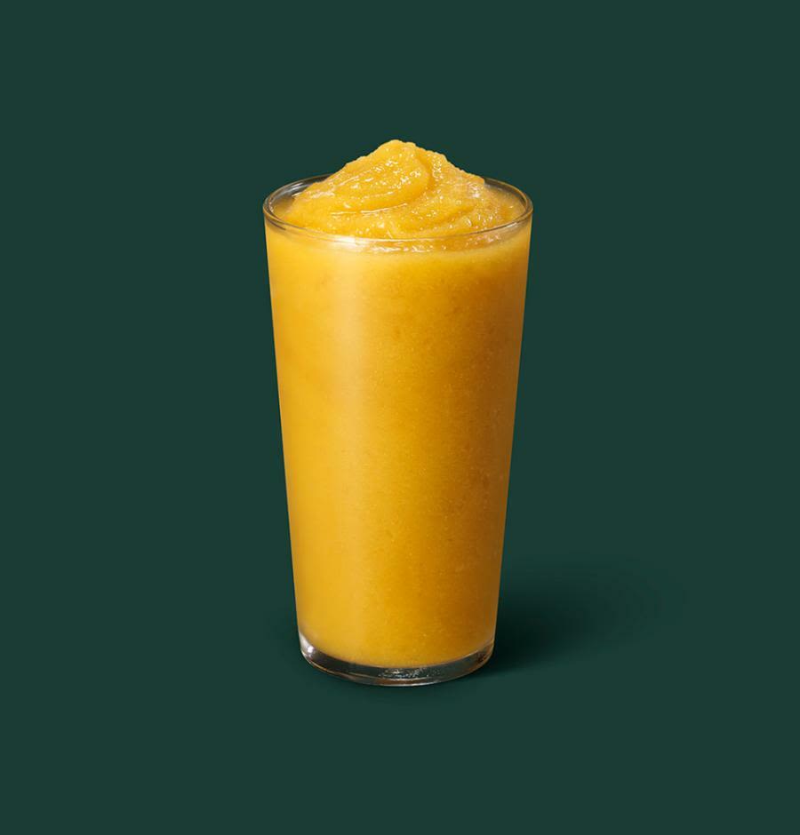 Mango passion fruit blended