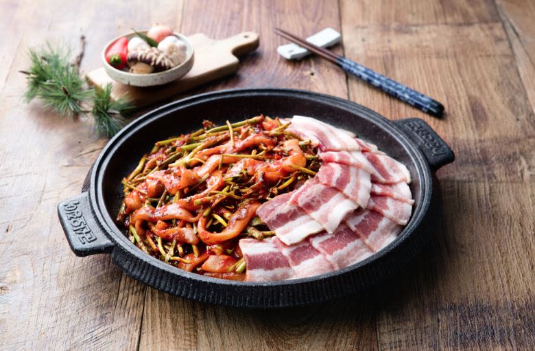 Squid & Samgyeopsal-bulgogi