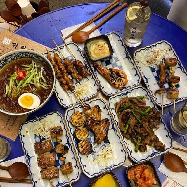 Assorted yakitori