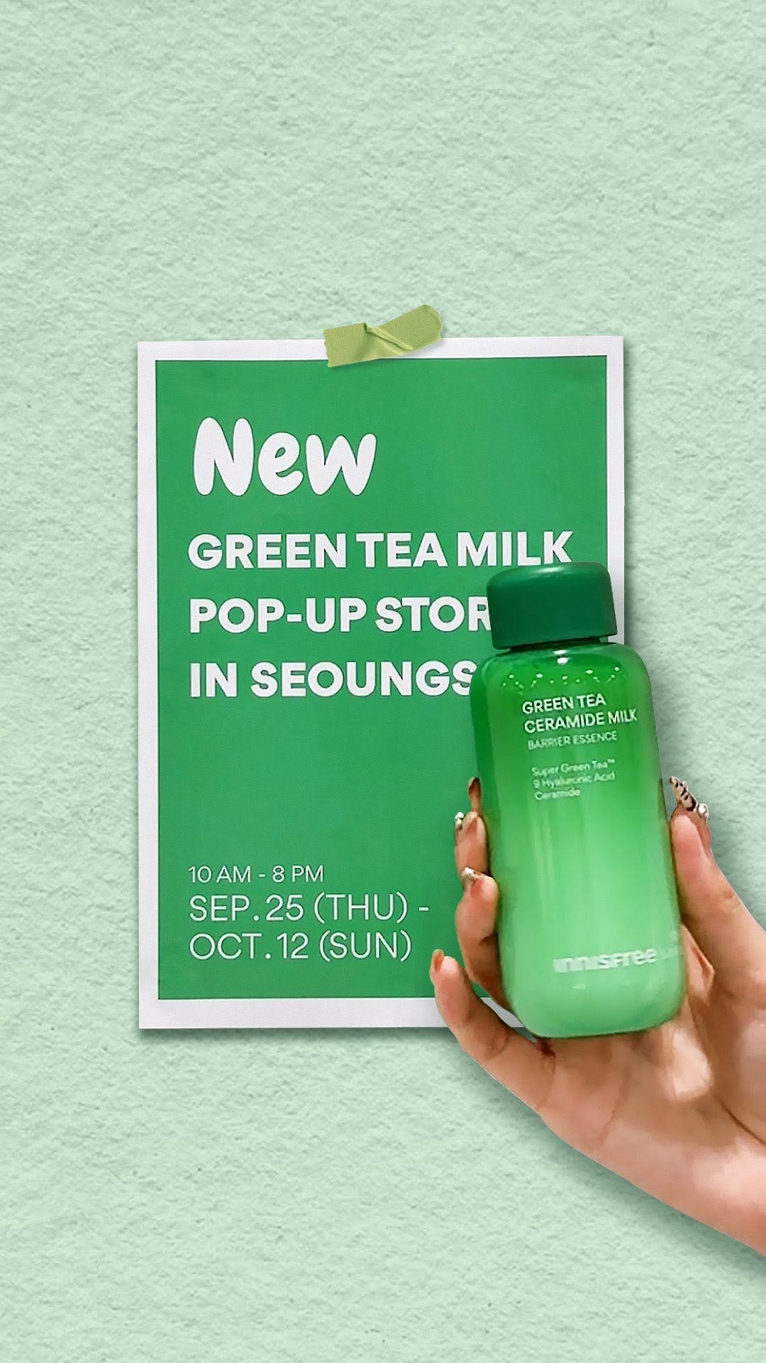 K-Beauty Innisfree POP-UP