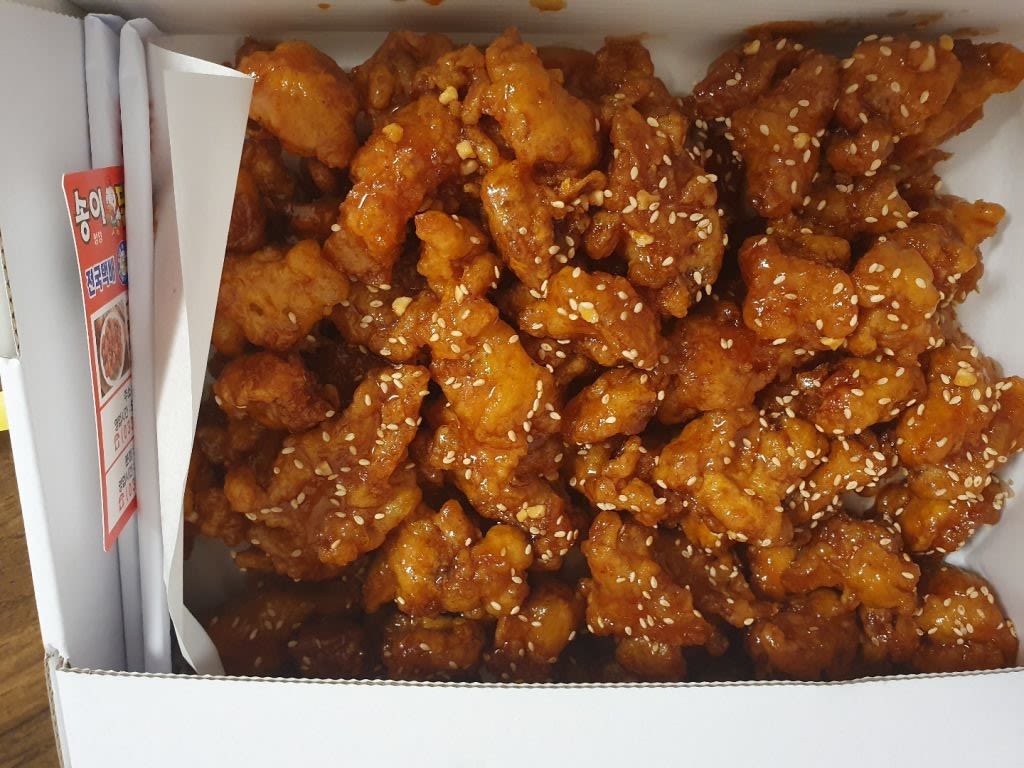 송이 닭강정