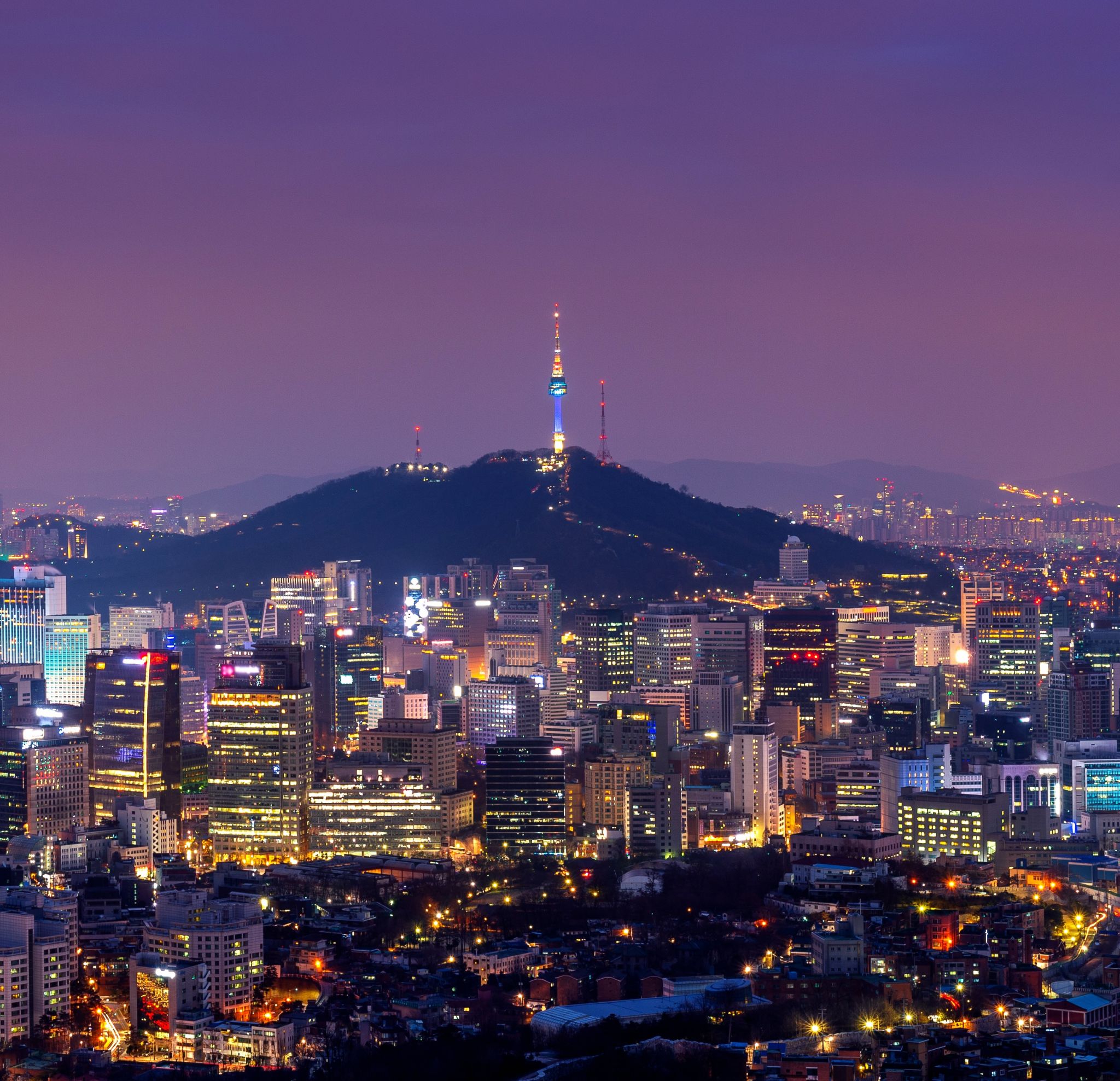 首尔的夜景