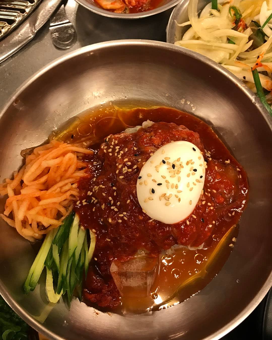 Bibim Naengmyeon (spicy cold noodles)