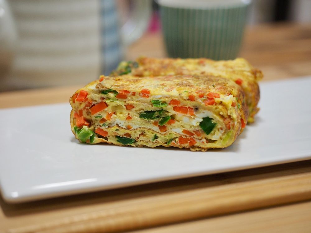 野菜卵焼き
