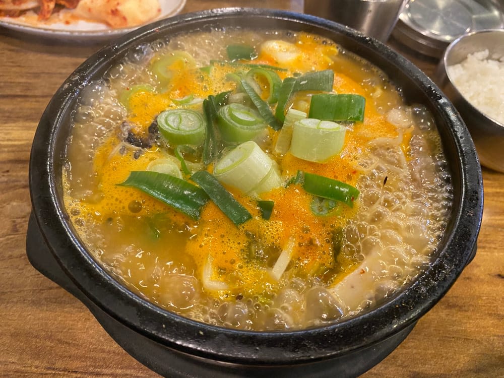 Sulguk (hangover soup)