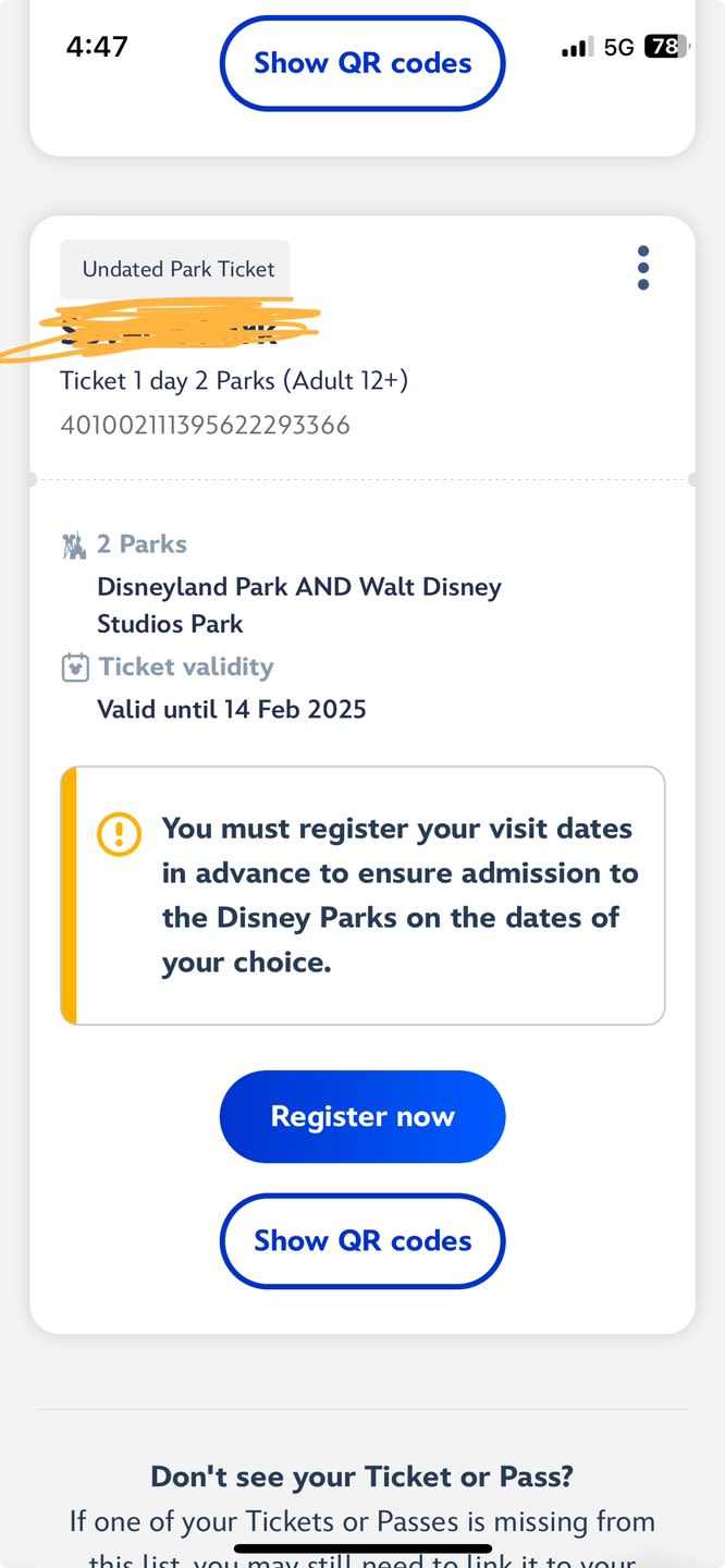 트리플 - 런던 배낭톡: 파리 디즈니랜드 티켓 저렴하게 양도(날짜지정 가능)