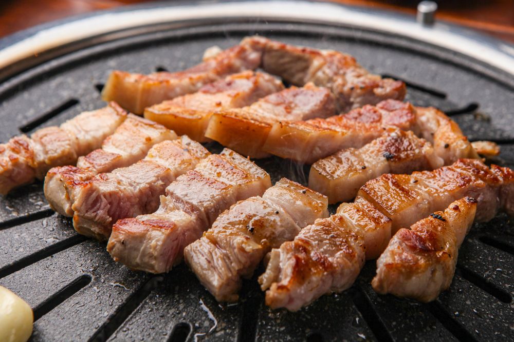 厚切りサムギョプサル