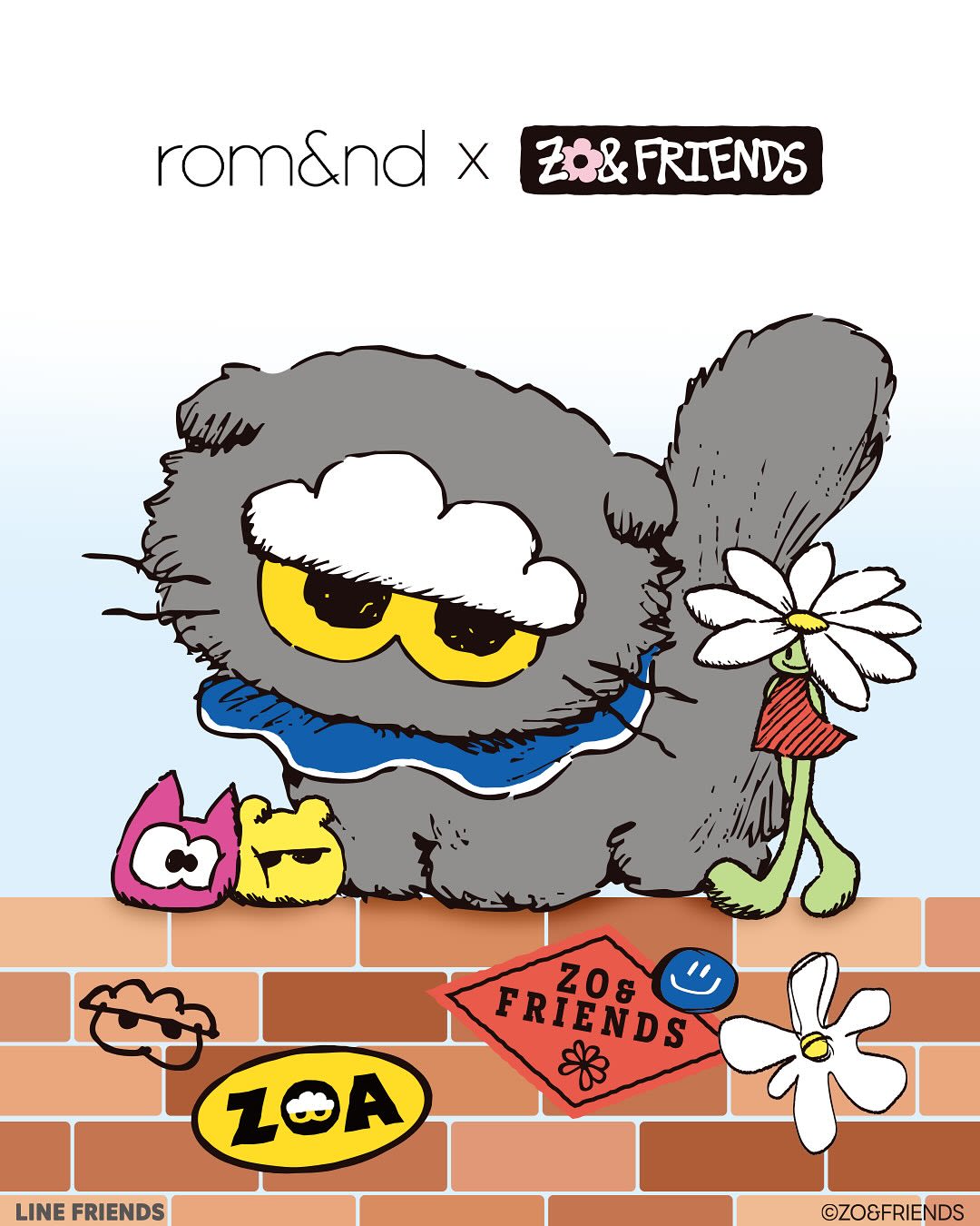 Rom&nd X ZO&FRIENDS Olive Young POP-UP