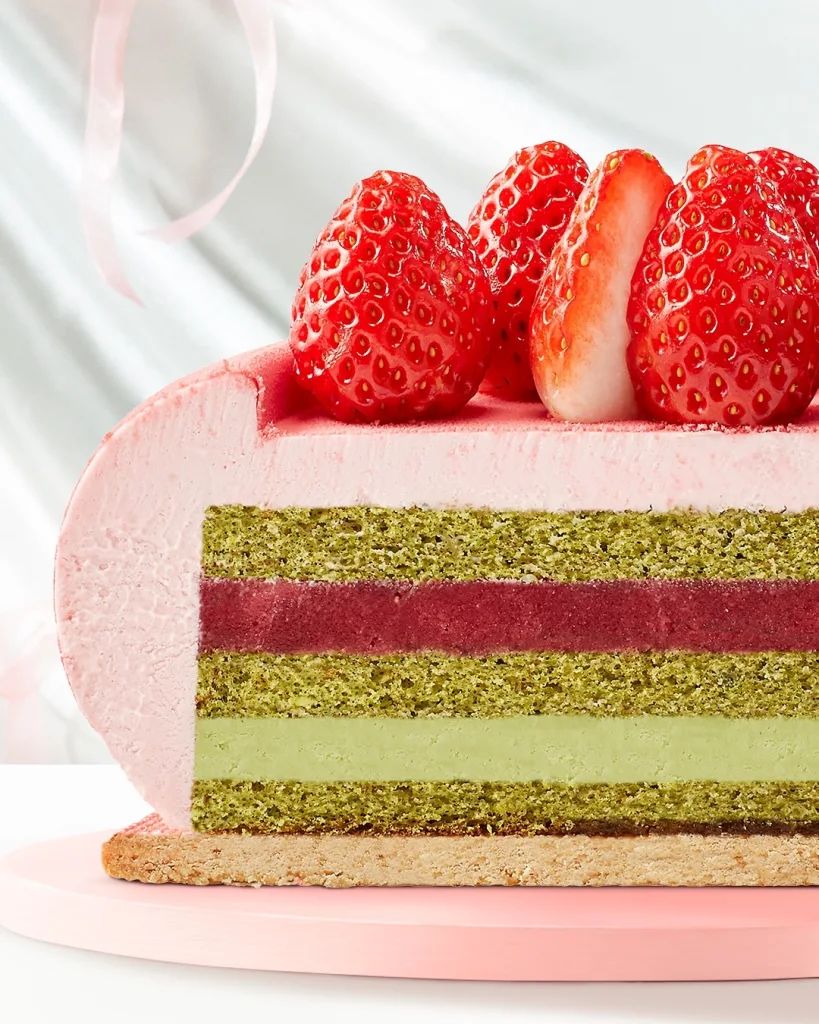 Strawberry Matcha Ganache