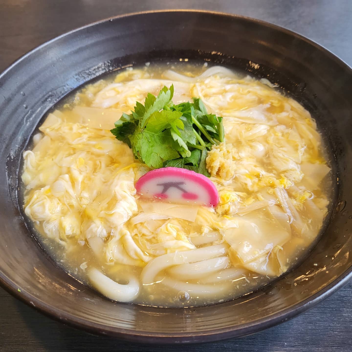 Mentaiko ankake tamagotoji udon