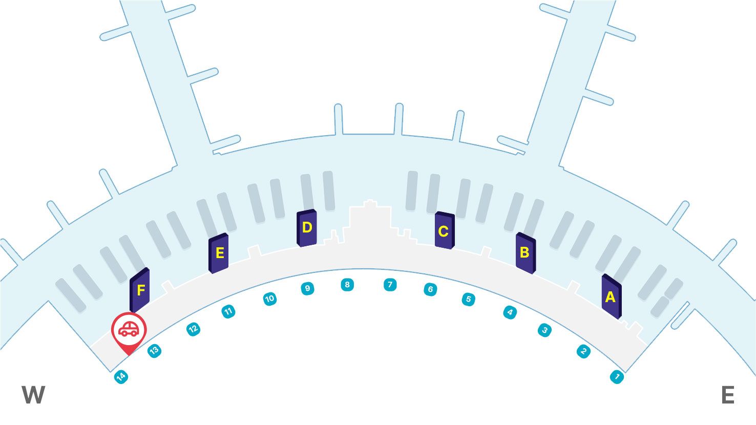 Terminal 1 Rental Car Centers