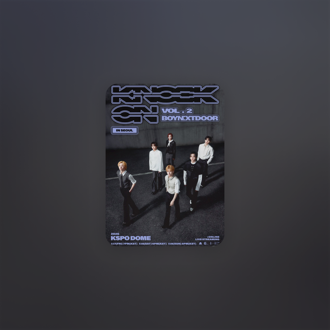 BOYNEXTDOOR ソウルコンサート 'KNOCK ON Vol.2' 開催情報 | NOL World