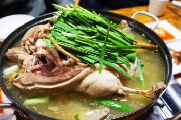 漢方鴨の水炊き
