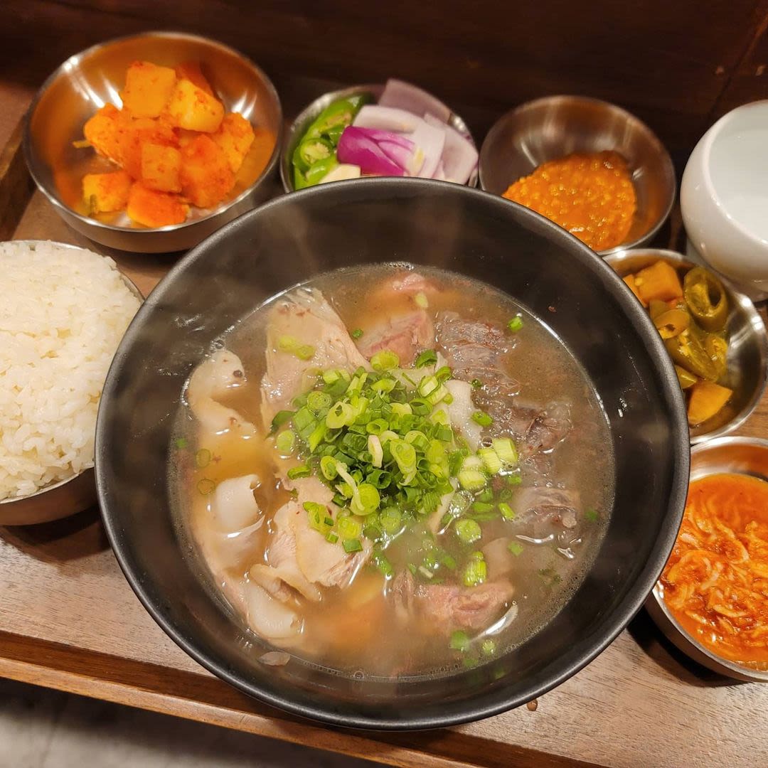 Clear pork Gukbap