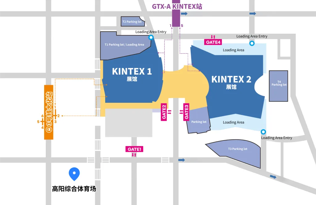 演唱会场地周边地图