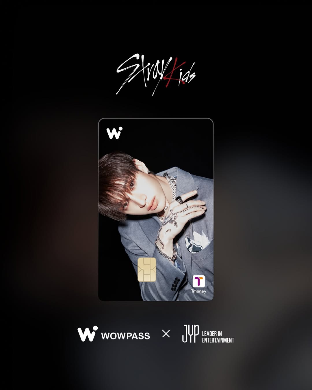 WOWPASS X Stray Kids Travel Card