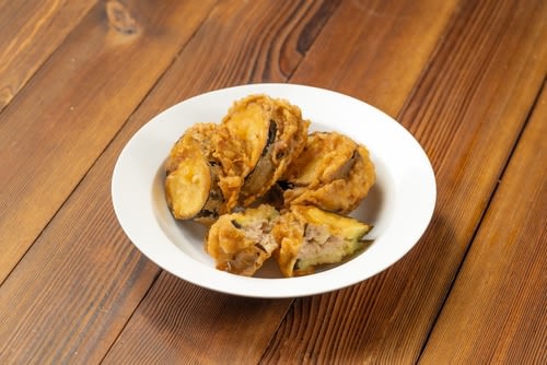 ナスの揚げ物