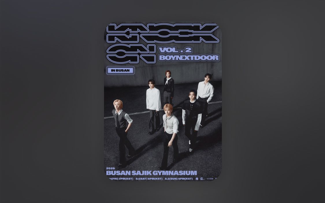 BOYNEXTDOOR 'KNOCK ON Vol.2' ソウル・釜山 | NOL World