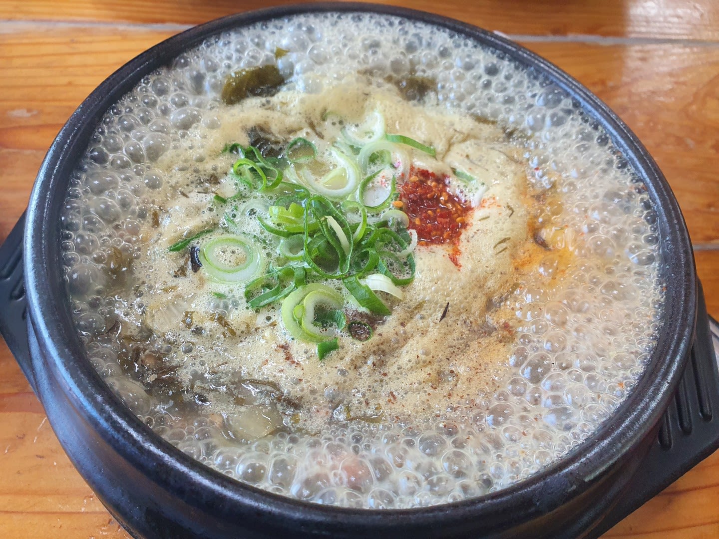 Sea Urchin Gukbap (Hot soup with rice)