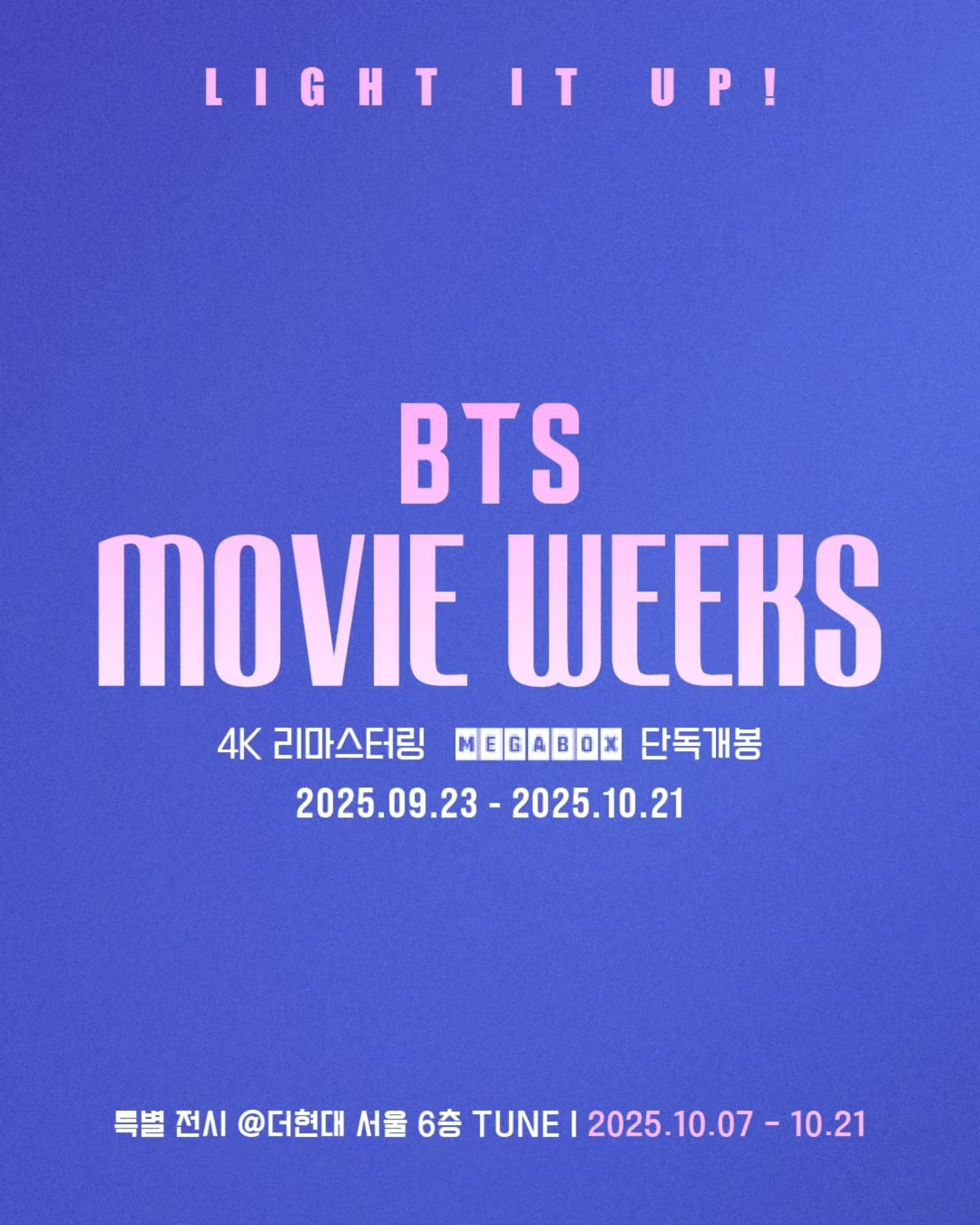 BTS MOVIES WEEKS