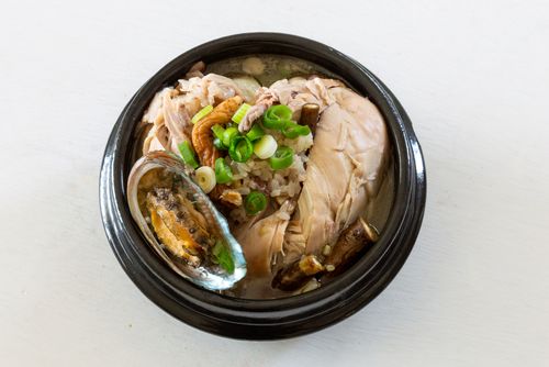 アワビ参鶏湯