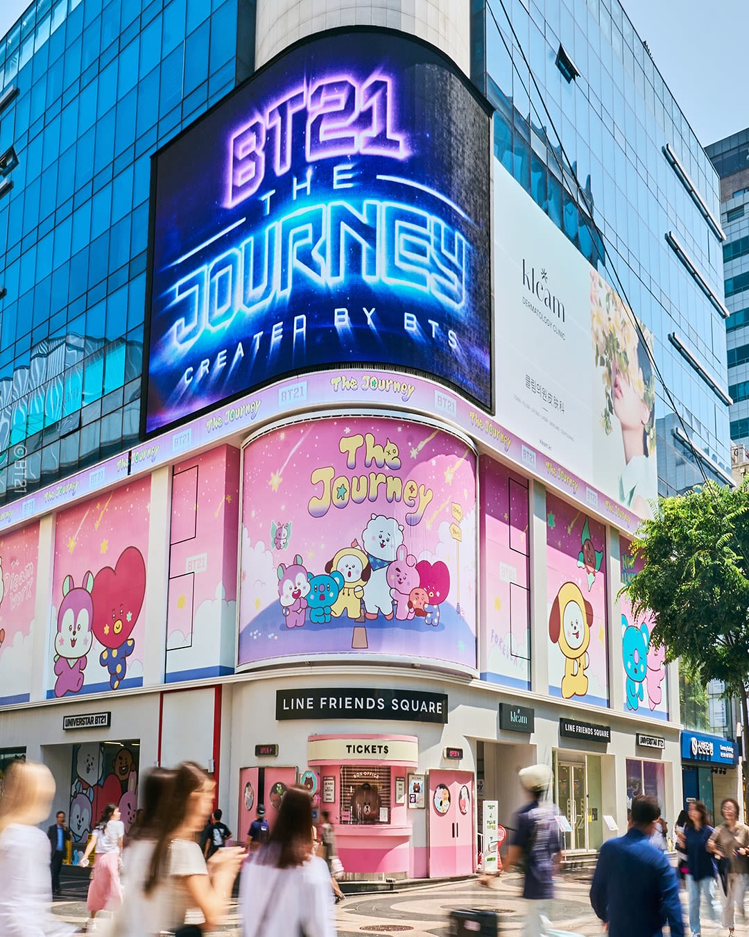 BT21 THE JOURNEY ポップアップ