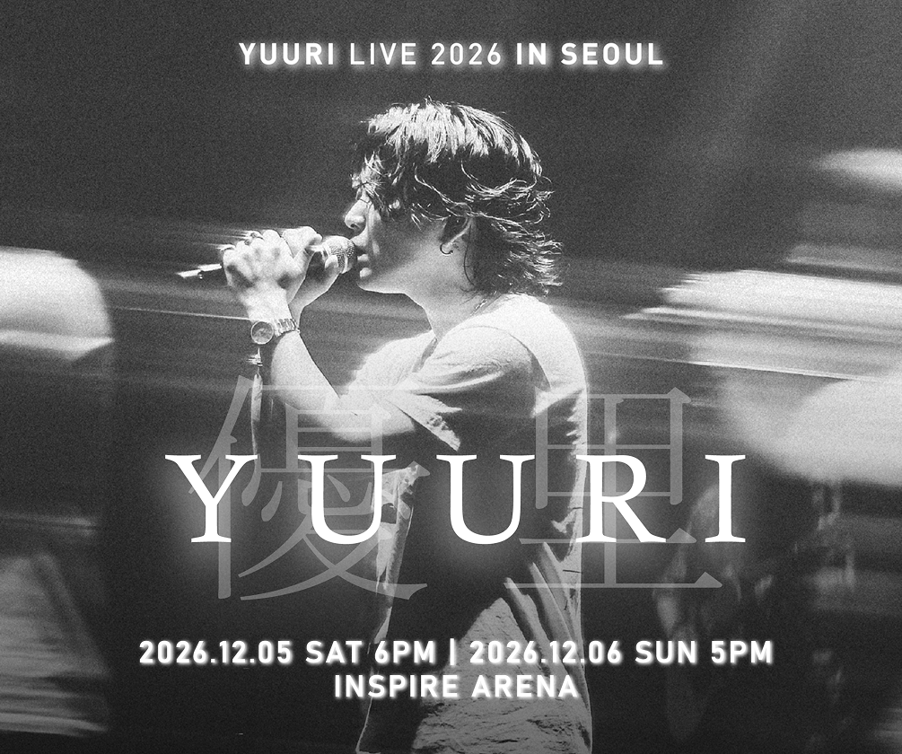 [Play&Stay] YUURI LIVE 2026 IN SEOUL + Hotels