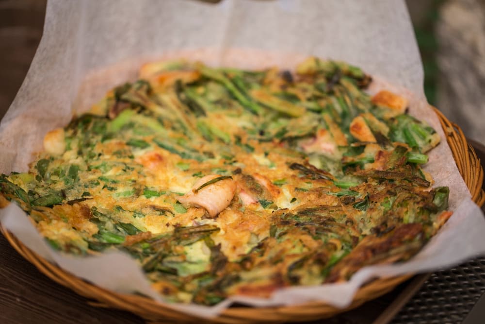 31cm Seafood Pajeon (green onion pancake)