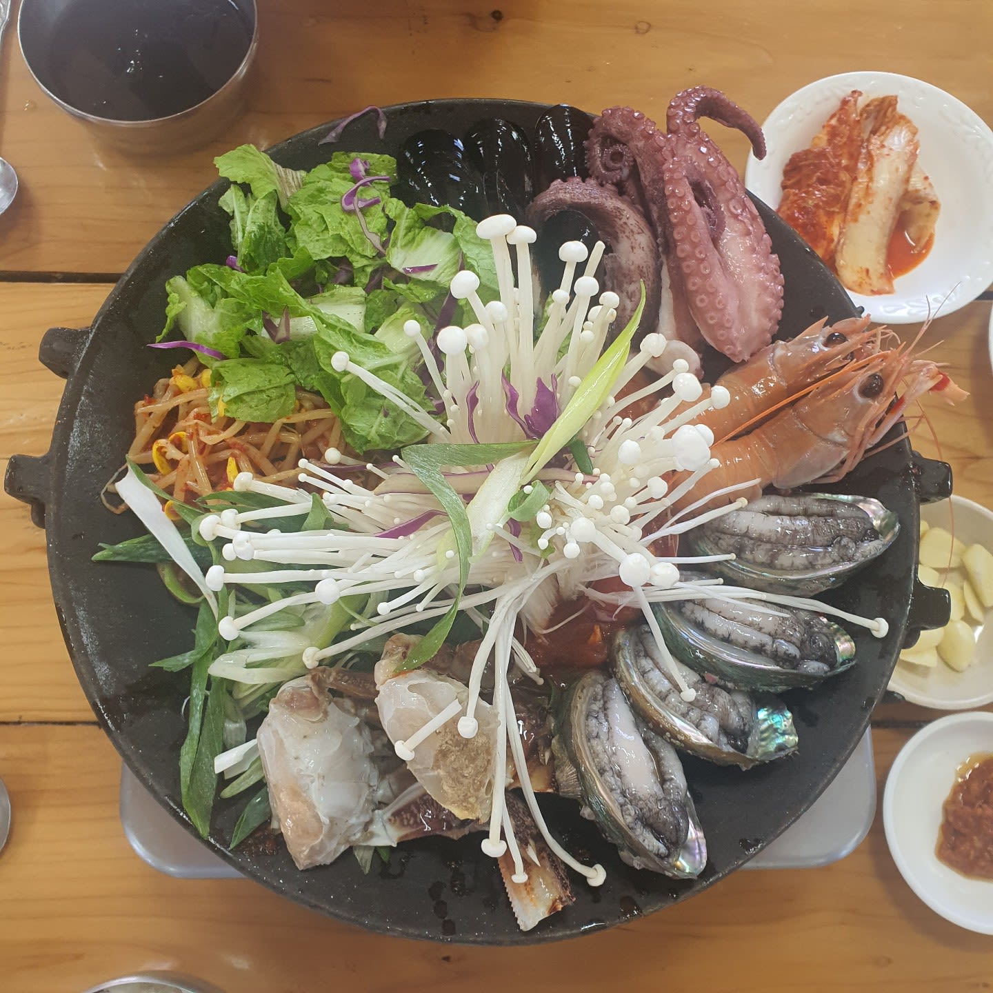 Abalone and Octopus with Stir-fried Black Pork Set Meal