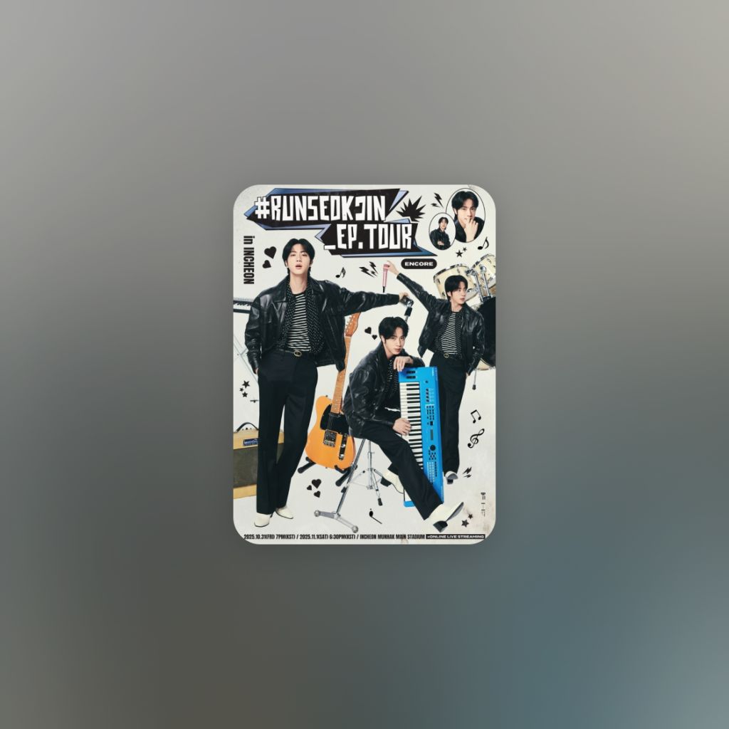 ジン RUNSEOKJIN アンコン in 仁川 ラキドロ ５種コンプリート ジン RUNSEOKJIN アンコン in 仁川 ラキドロ 5種コンプリート RUN