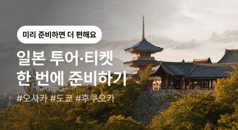 일본 여행 필수템