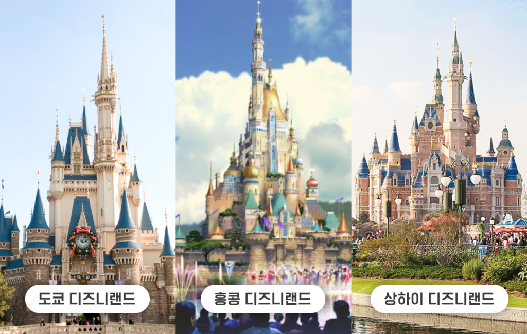 도쿄 Vs 홍콩 Vs 상하이 디즈니랜드 전격 비교