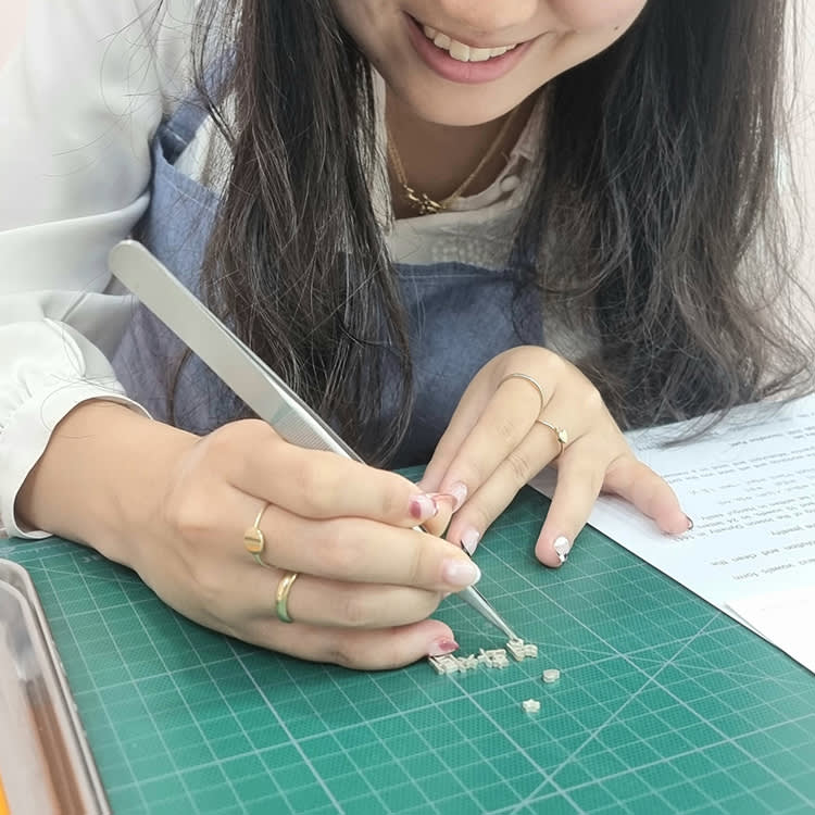 [Seoul Euljiro] Korean Alphabet Silver Jewelry Making Workshop
