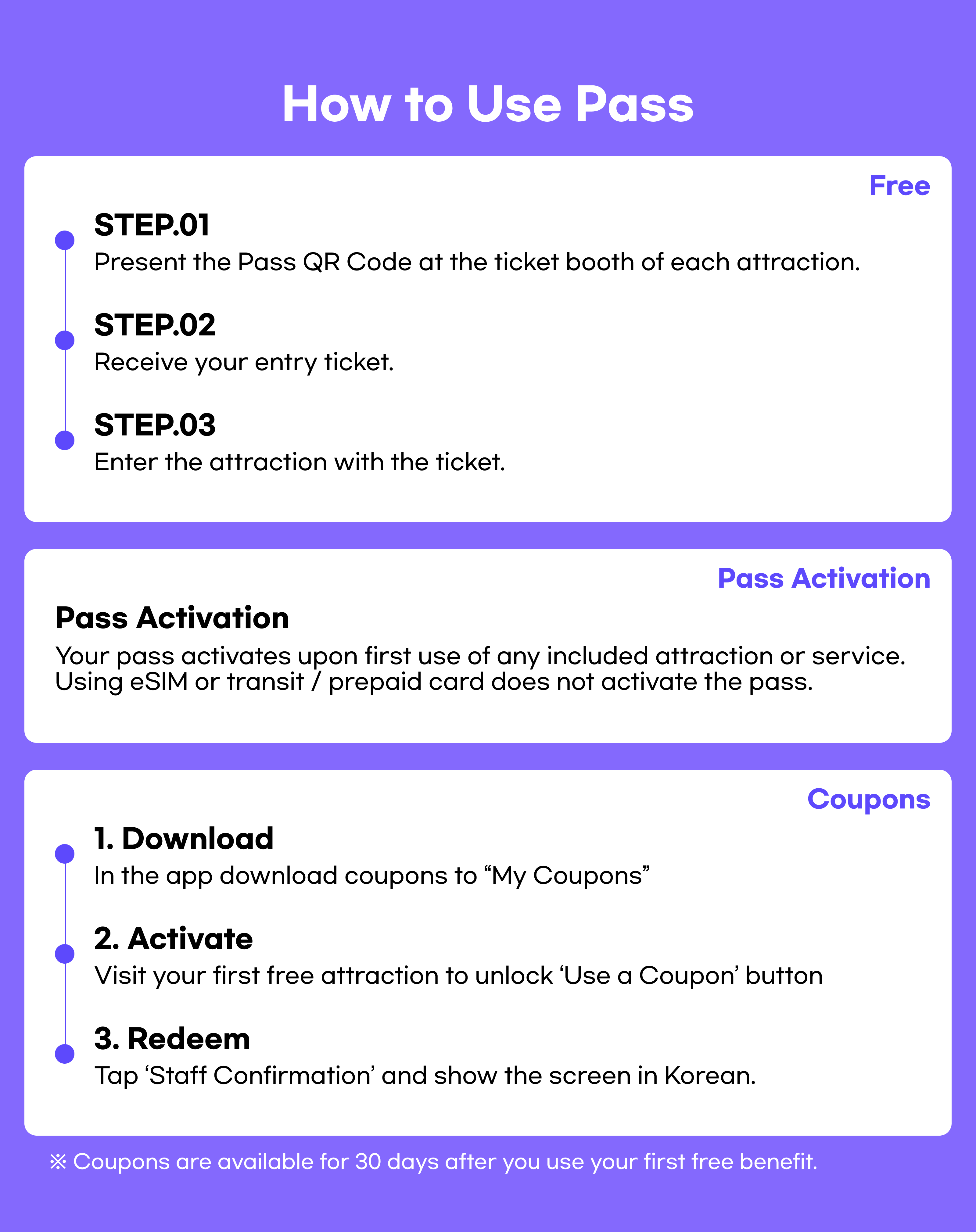 [Seoul] Tourist Travel Pass – Discover Seoul Pass + 5-Day eSIM
