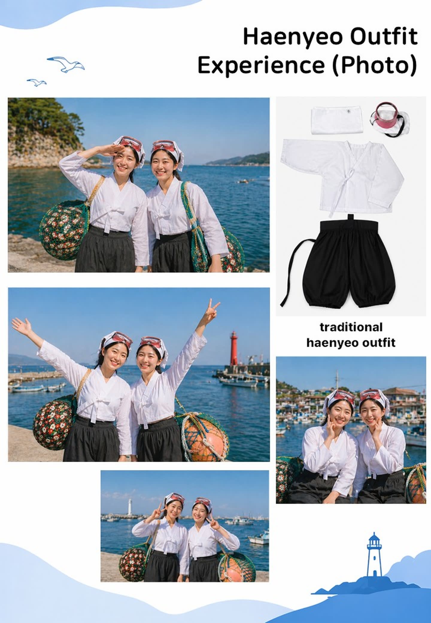 [Busan] Haenyeo Outfit or Fishing with Haenyeo Village Visit