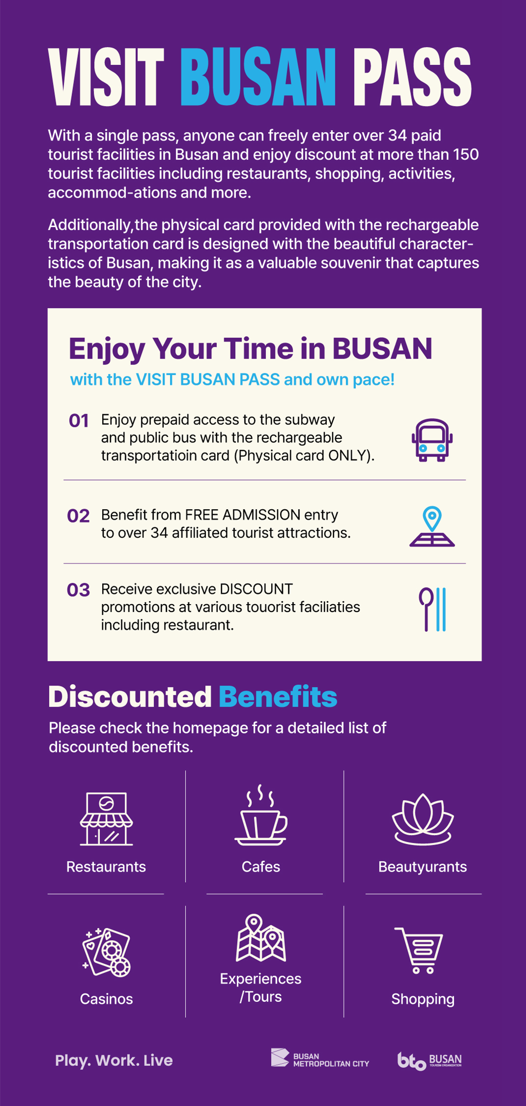 [BUSAN] VISIT BUSAN PASS (2026 BOF Travel Package)