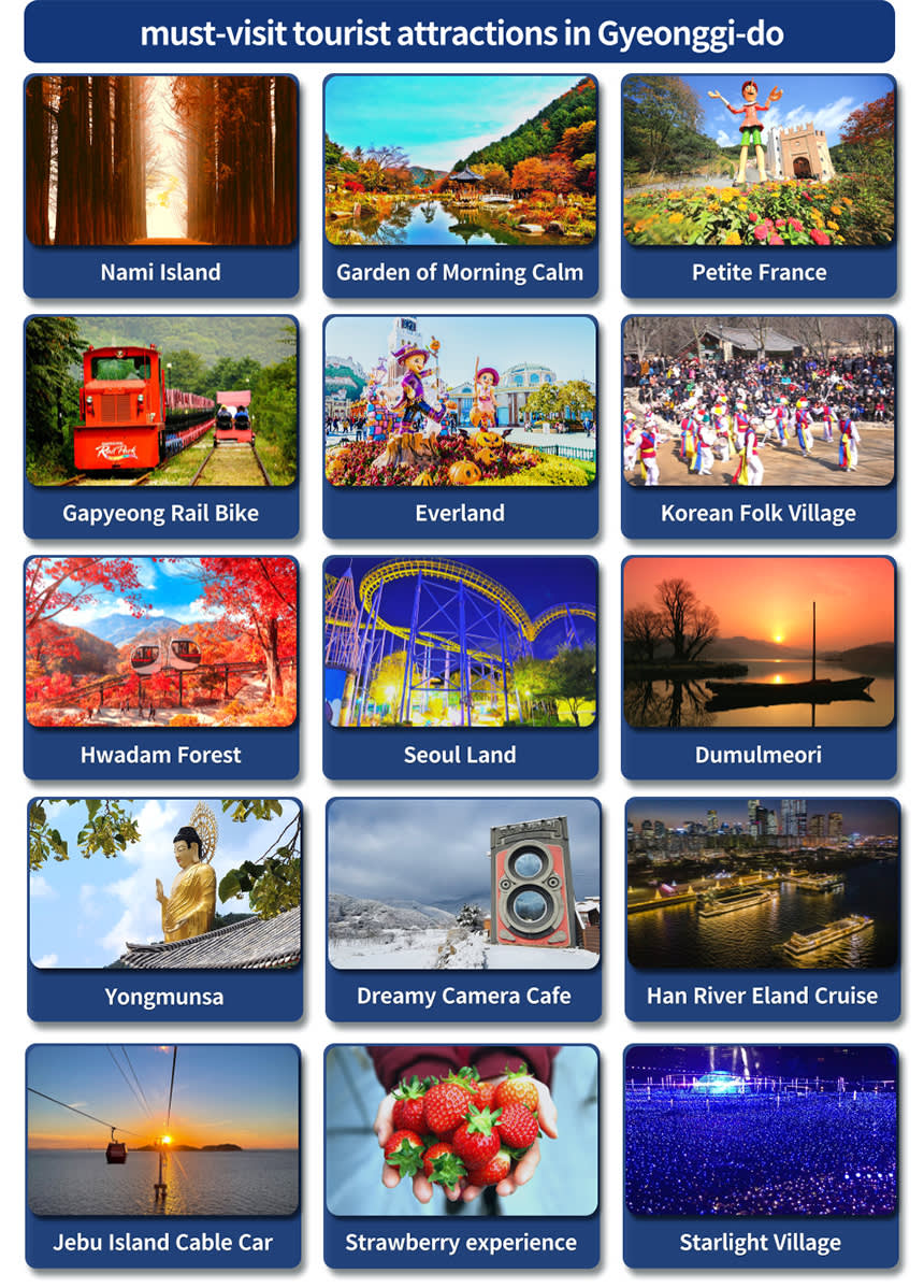 江原道全地域のカーチャートツアー