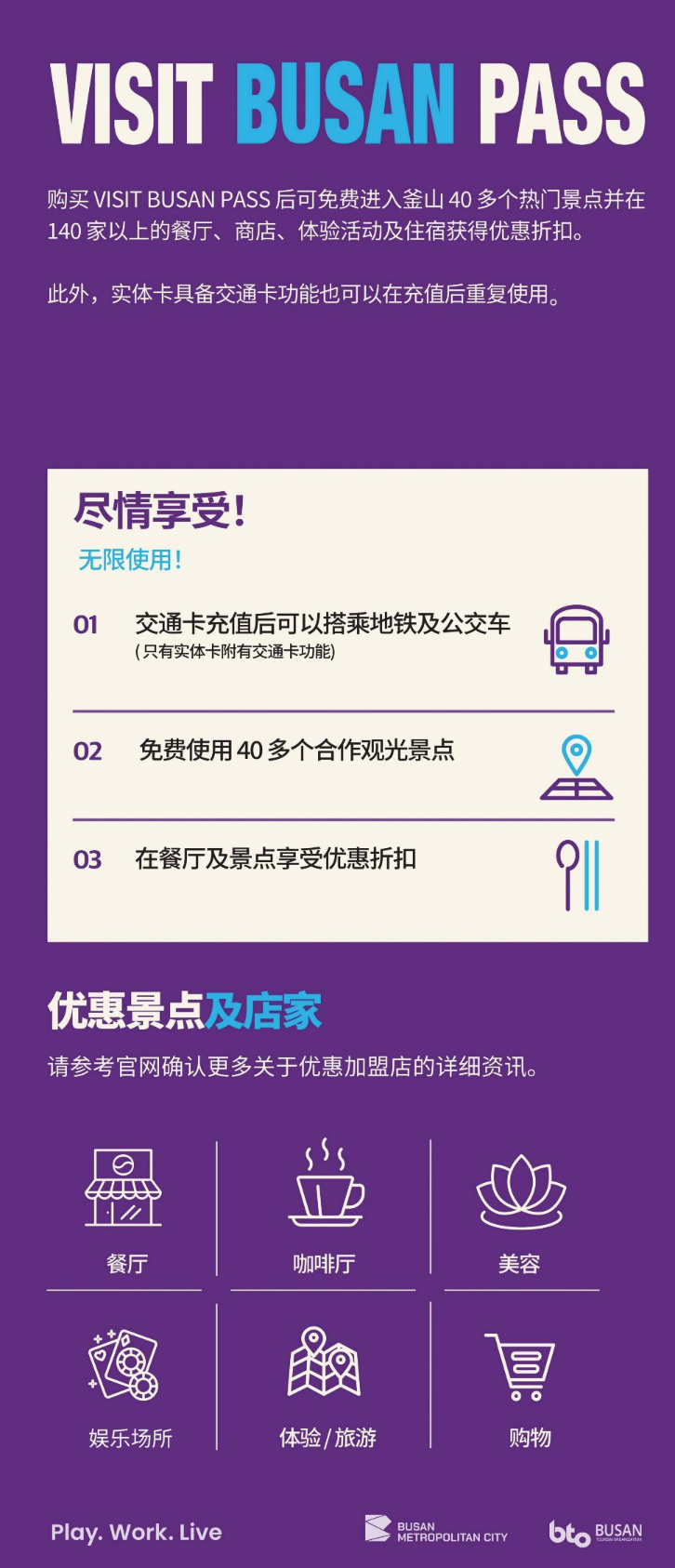 [釜山] 釜山通行证 VISIT BUSAN PASS